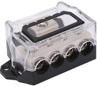 Bloc de distribution électrique 0 gauge à 4 répartiteurs de fil de terre Distributeur audio pour bateaux de voiture