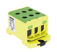 Bloc de distribution F. AL/CU 6 x 1,5 50 mm2 - jaune/vert 1p OTL 50-3 maa3 050y10 Morek 4306