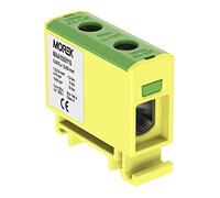 Bloc de distribution F. AL/CU Convient 1,5-50 mm2 jaune/vert 5 broches. 1000 V AC/DC Pince isolée OTL 50 maa1 050y10 Morek 3835