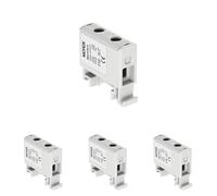 Bloc de distribution F. AL/CU Convient 1,5 à 16 mm2 - gris 5 broches. 1000 V AC/DC Pince isolée OTL 16 maa1 016 a10 Morek 3736 (Lot de 4)