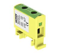 Bloc de distribution F. AL/CU Convient 1,5 à 16 mm2 - jaune/vert 5 broches. 1000 V AC/DC Pince isolée OTL 16 maa1 016y10 Morek 3750