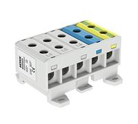 Bloc de distribution F. AL/CU Convient 10 x 2,5 35 mm2 - gris/bleu/jaune/vert 1000 V AC/DC Pince isolée OTL 35-5 x maa5 035 a10 4399