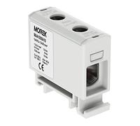 Bloc de distribution F. AL/CU Convient Gris 1,5 50 mm2-5 broches. 1000 V AC/DC Pince isolée OTL 50 maa1 050 a10 Morek 3811