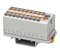 Bloc de distribution - PHOENIX CONTACT - 3273110 - 28.6 mm - 8 pièces - 500 V, 24 A