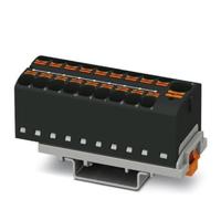 Bloc de distribution PTFIX 10/18x4-ns35 BK, noir BEA 3273650