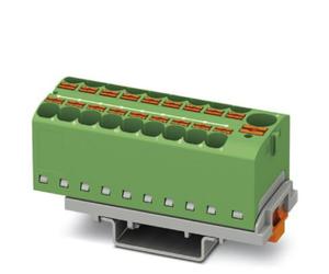 Bloc de distribution PTFIX 10/18x4-ns35 gn, vert BEA 3273644