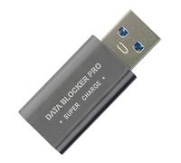 Bloc de données USB, dispositif de protection de sécurité de l'adaptateur de charge rapide pour téléphones intelligents de tablette PC, bloqueur de données USB C Long Life