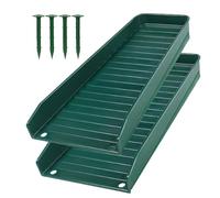 Bloc de éclaboussures à décapage le bas | DIVERTER DE L'EAU DOWN SPOUT EXTENDER GURD, 2PCS GUTTER DRAIN DIVERTER Pour prévenir l'érosion du sol pour la protection du sol de fondation de la maison