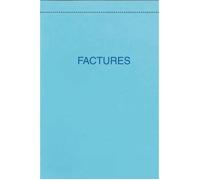 Bloc de factures - ELVE - 100 x 155 mm - 50 Feuillets - Couleur: Blanc - Mixte