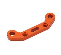 Bloc de fixation du bras oscillant RC, support en alliage d’aluminium orange pour le bras supérieur avant de la voiture RC ZD Racing 1/7 EX-07, plaque de fixation légère et durable