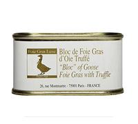 Bloc de Foie Gras d'oie Artisanal truffé - 200 GR Foie Gras Luxe - Landes - Aux Truffes, à toaster - Apéritif et Gourmandises salées - Sans additifs sans conservateurs sans OGM (200g)