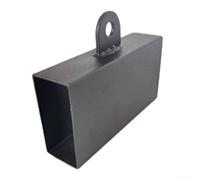 Bloc de force pour la musculation des doigts avec construction en fer pour soutenir des exercices de poids lourds tels que les porteurs de fermier et les rangées arrière (4 x 8 cm)