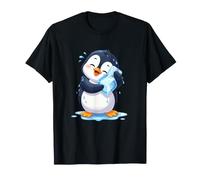 Bloc de Glace Amusant en Forme de Pingouin T-Shirt