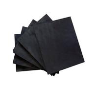 Bloc de graphite solide Lot de 5 plaques graphite haute pureté, électrodes pyrolytiques en carbone température 50 x 40 3 mm, for bricolage