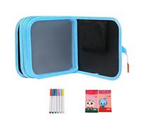 Bloc De Gribouillage Réutilisable - 20,3 Cm En PP Effaçable Pour Gribouillis | 12 Stylos Aquarelle Pour Croquis De Graffitis Sans Gâchis, Ensemble D'activités Portables Et Faciles À Nettoyer Pour Les