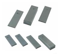 Bloc de jauge en acier HRC63 - Outil de mesure de dureté résistant à l'usure et à la déformation pour l'inspection du travail des métaux - 1 mm, 5 mm, 10 mm (5)