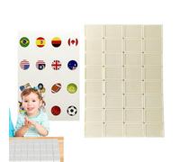 Bloc de jeu Sea Side Escape - Kit de jeu Escape Side Escape - Kit de jeu Escape Mahjong Blocks | Mahjong Game Set d'autocollants avec motifs clairs pour la détente, les voyages, les réunions de