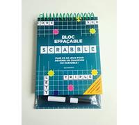 Bloc de jeux effacable - Scrabble