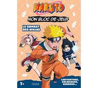 Bloc de jeux Naruto – Le combat des ninjas ! – Livre-jeu – Broché – Fleurus