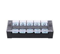 Bloc De Jonction 45A 600V, Bornier À Vis Double Rangée En Laiton - Protection Antipoussière, Résistance Élevée, Usage Industriel Polyvalent (5 bits (4505))