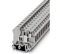 Bloc de jonction à 1 étage à connexion double d'un côté Phoenix Contact UK 10-PLUS 3001381 gris 50 pc(s)