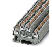 Bloc de jonction à 2 étages Phoenix Contact PTTB 1,5/S 3208511 gris 50 pc(s)