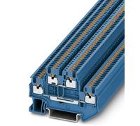 Bloc de jonction à 2 étages Phoenix Contact PTTB 1,5/S BU 3208524 bleu 50 pc(s)