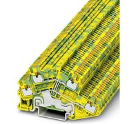 Bloc de jonction à 2 étages pour conducteur protection Phoenix Contact PTTBS 1,5/S-PE 3214673 vert, jaune 50 pc(s)