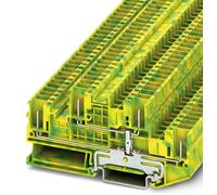 Bloc de jonction à 2 étages pour conducteur protection Phoenix Contact STTB 2,5/4P-PE 3061499 vert, jaune 50 pc(s)