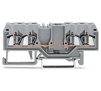 Bloc de jonction à diode WAGO 280-815/281-411 5 mm ressort de traction Affectation: L gris 100 pc(s)