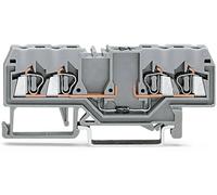 Bloc de jonction à diode WAGO 280-815/281-411 5 mm ressort de traction Affectation: L gris 100 pc(s)