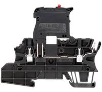 Bloc de jonction à fusible Weidmüller WMF 2.5 FU BLZ PE 100-250V SW 1162860000 noir 50 pc(s)