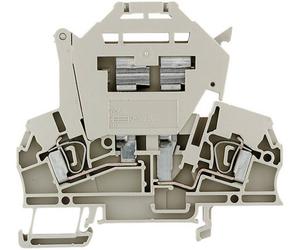 Bloc de jonction à fusible Weidmüller ZSI 2.5 1616400000-1 beige foncé