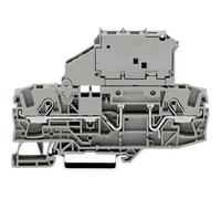 Bloc de jonction à fusibles WAGO 2006-1621 7.50 mm ressort de traction Affectation des prises: L gris 1 pc(s)