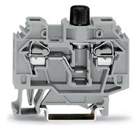 Bloc de jonction à fusibles WAGO 282-122 13 mm ressort de traction Affectation des prises: L gris 40 pc(s)