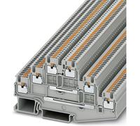 Bloc de jonction à plusieurs étages Phoenix Contact PT 1,5/S-3L 3213713 gris 50 pc(s)
