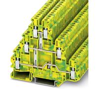 Bloc de jonction à plusieurs étages Phoenix Contact UT 2,5-3PE 3214275 vert, jaune 50 pc(s)
