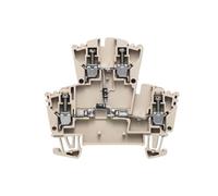 Bloc de jonction avec composant Weidmüller WDK 2.5 2D 1023500000 beige foncé 25 pc(s)