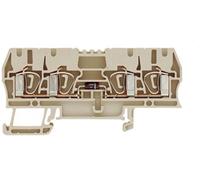 Bloc de jonction avec composant Weidmüller ZDU 2.5/2X2AN/D+ 1650340000 beige foncé 20 pc(s)