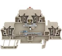 Bloc de jonction avec composant Weidmüller ZDU 2.5/2X2AN/LD- SW 1252060000 noir 20 pc(s)