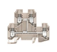 Bloc de jonction de passage Weidmüller WDK 10 V 1186770000 beige foncé 50 pc(s)