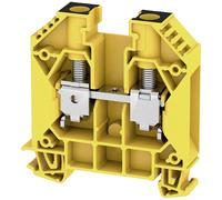 Bloc de jonction de passage Weidmüller WDU 16 GE/SW 2000040000 jaune, noir 50 pc(s)