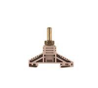 Bloc de jonction de passage Weidmüller WFF 35/AH 1029300000 beige foncé 5 pc(s)