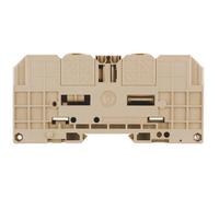 Bloc de jonction de passage Weidmüller WFF 70 1028400000 beige foncé 10 pc(s)