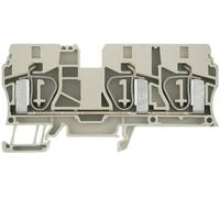 Bloc de jonction de passage Weidmüller ZDU 10/3AN 1767690000-1 beige foncé