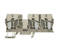 Bloc de jonction de passage Weidmüller ZDU 10/3AN 1767690000-20 beige foncé 20 pc(s)