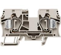 Bloc de jonction de passage Weidmüller ZDU 16 1745230000-1 beige foncé