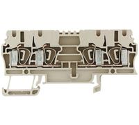 Bloc de jonction de passage Weidmüller ZDU 2.5/2X2AN BED SW RT 1962810000 beige foncé 100 pc(s)