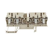 Bloc de jonction de passage Weidmüller ZDU 2.5/4AN BL 1608580000-100 bleu 100 pc(s)