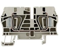 Bloc de jonction de passage Weidmüller ZDU 6 1608620000-1 beige foncé